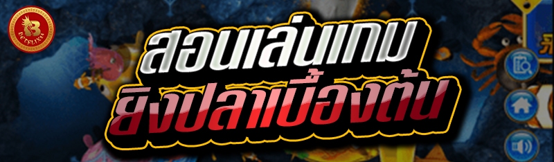 สอนเล่นเกมยิงปลาเบื้องต้น