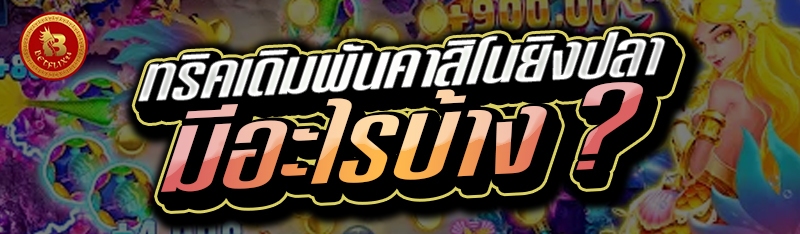 ทริคเดิมพันคาสิโนยิงปลา มีอะไรบ้าง ?